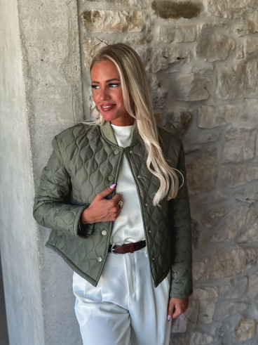 Veste courte Khalya - Kaki