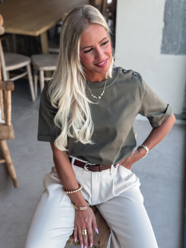 T-shirt Celise - Kaki