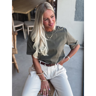 T-shirt Celise - Kaki
