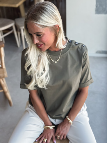 T-shirt Celise - Kaki