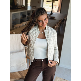 Veste courte Khalya - Beige