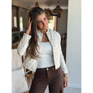 Veste courte Khalya - Beige
