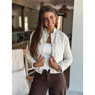 Veste courte Khalya - Beige
