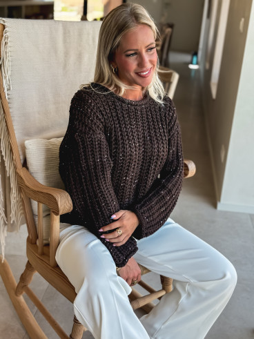 Pull Keylie - Chocolat