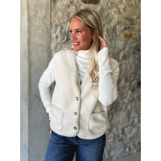 Gilet sans manches Ortega - Ecru