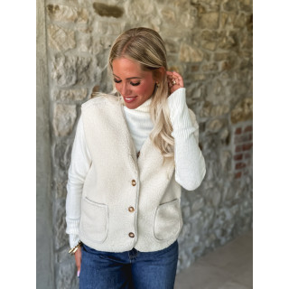 Gilet sans manches Ortega - Ecru