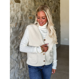 Gilet sans manches Ortega - Ecru