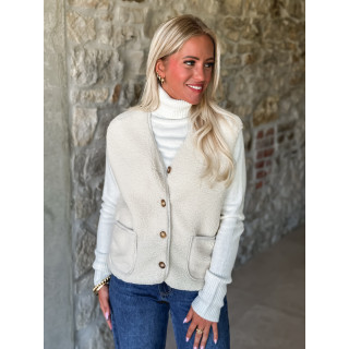 Gilet sans manches Ortega - Ecru