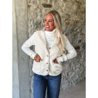 Gilet sans manches Ortega - Ecru