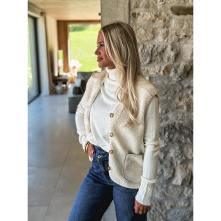 Gilet sans manches Ortega - Ecru
