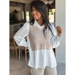Chemise Marilie - Taupe