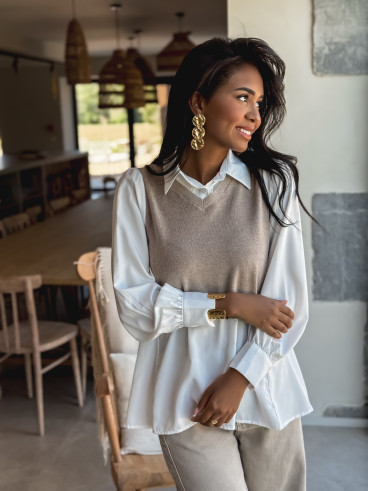 Chemise Marilie - Taupe