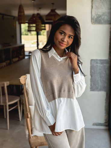 Chemise Marilie - Taupe