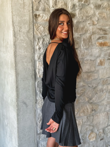 Blouse Félicianna - Noir