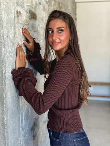 Blouse Belinda - Chocolat