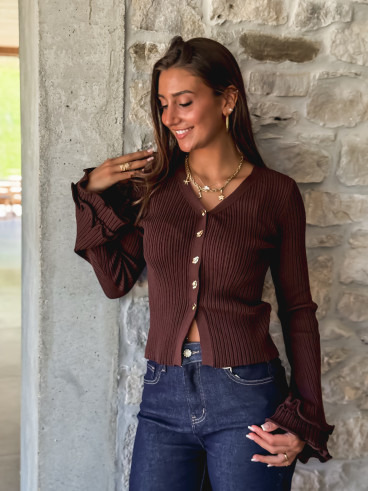 Blouse Belinda - Chocolat