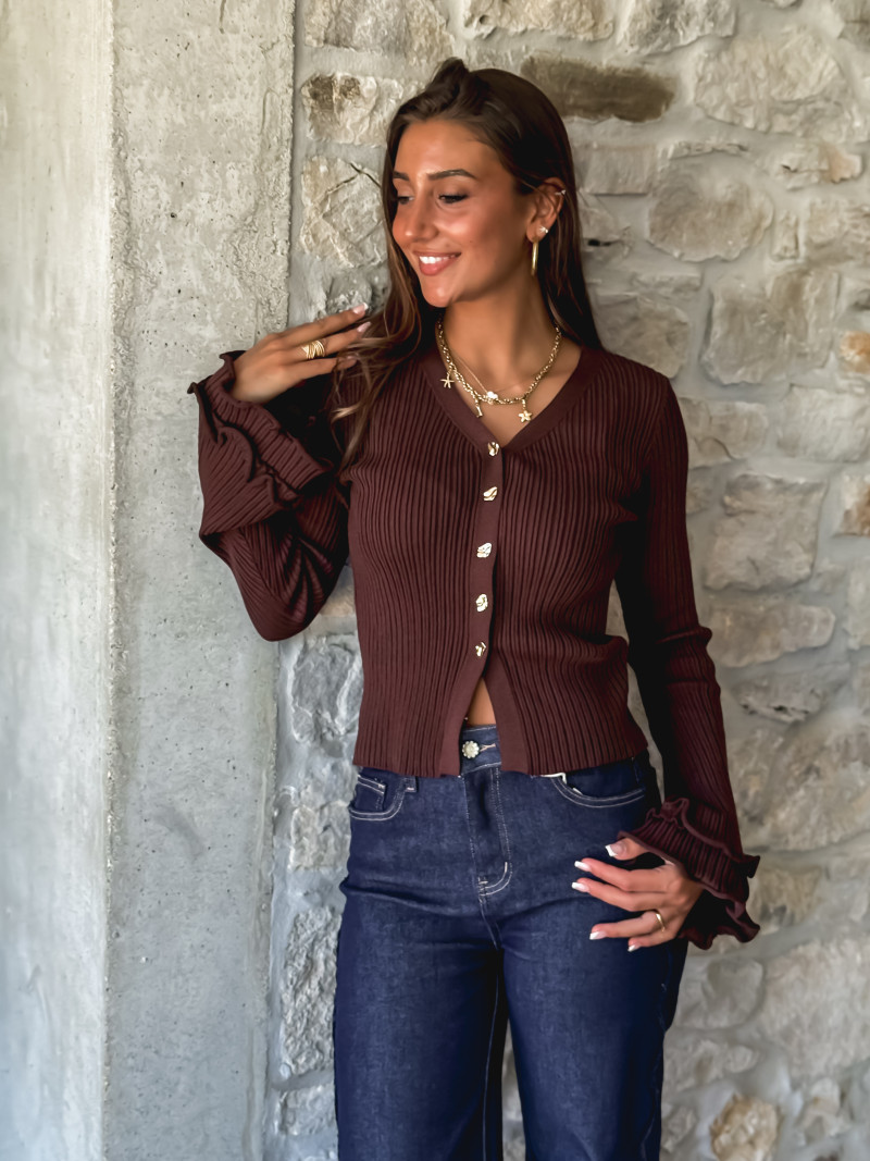 Blouse Belinda - Chocolat