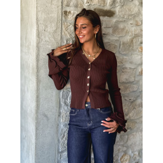 Blouse Belinda - Chocolat