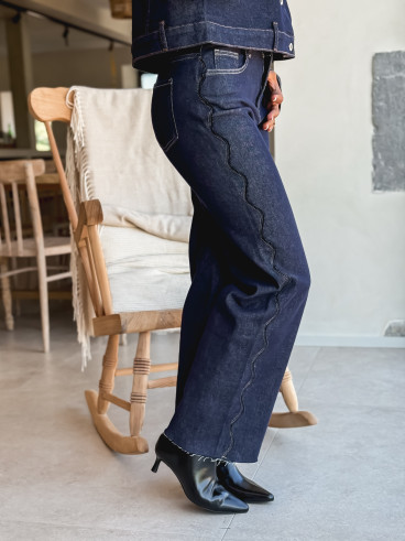 Jeans Amaryllis - Bleu foncé