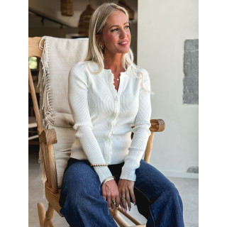 Gilet Ivanah - Ecru