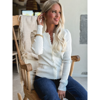 Gilet Ivanah - Ecru