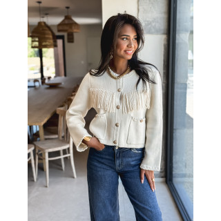 Gilet Adelise - Ecru