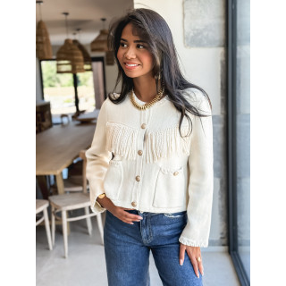 Gilet Adelise - Ecru