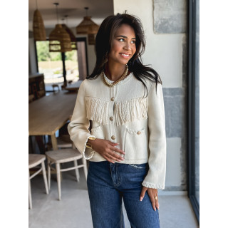 Gilet Adelise - Ecru