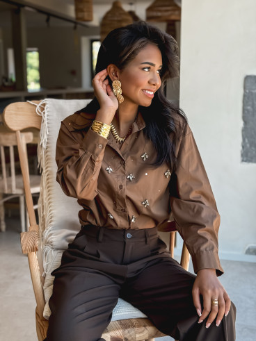 Chemise Malak - Café