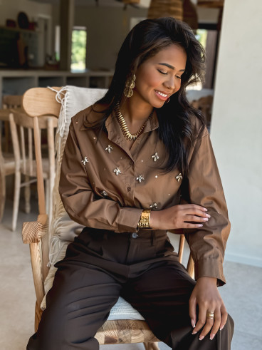 Chemise Malak - Café