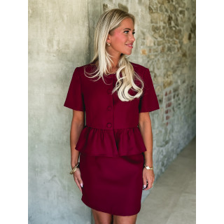 Blouse Acelia - Bordeaux