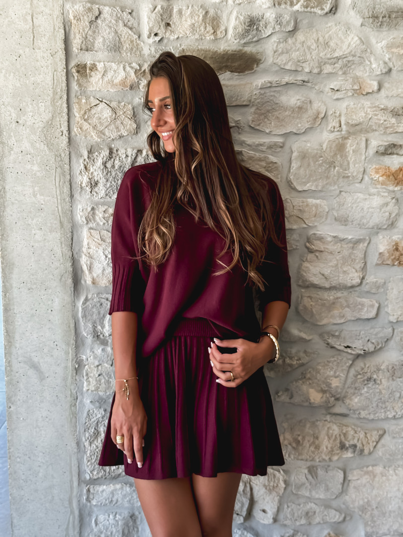 Pull Lidie - Bordeaux
