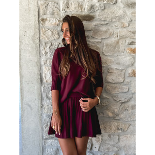 Jupe Lidie - Bordeaux