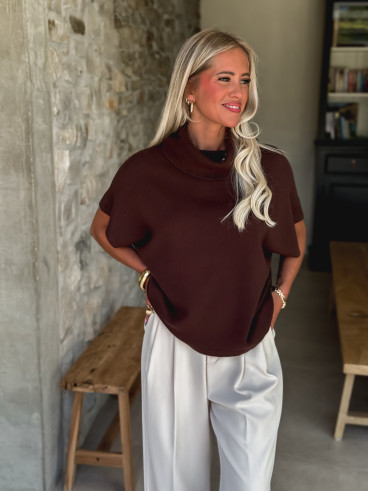 Pull Mallia - Chocolat