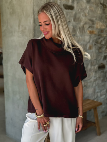 Pull Mallia - Chocolat