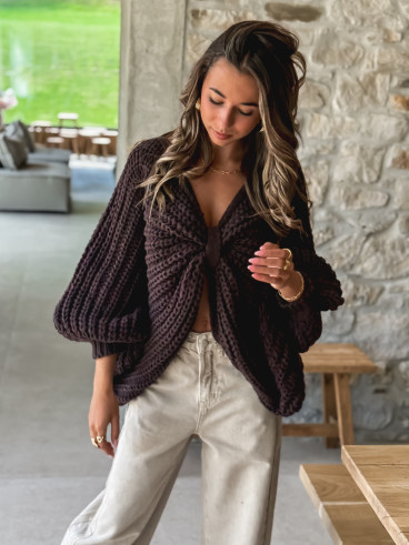 Pull Lennie - Chocolat