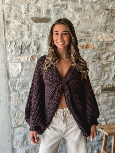 Pull Lennie - Chocolat