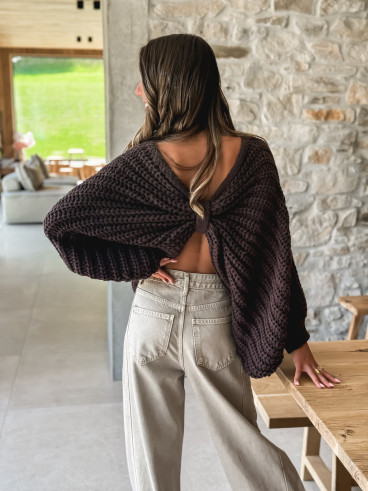 Pull Lennie - Chocolat