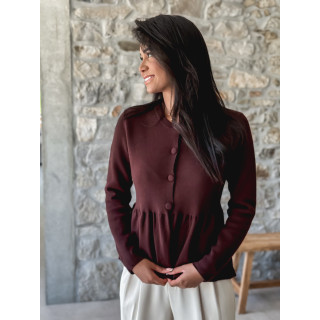 Gilet Amandine - Chocolat