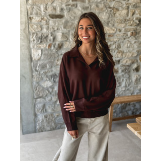 Pull Maïté - Chocolat