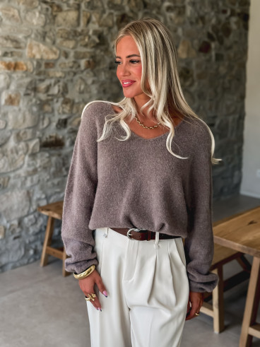 Pull Leïa - Taupe