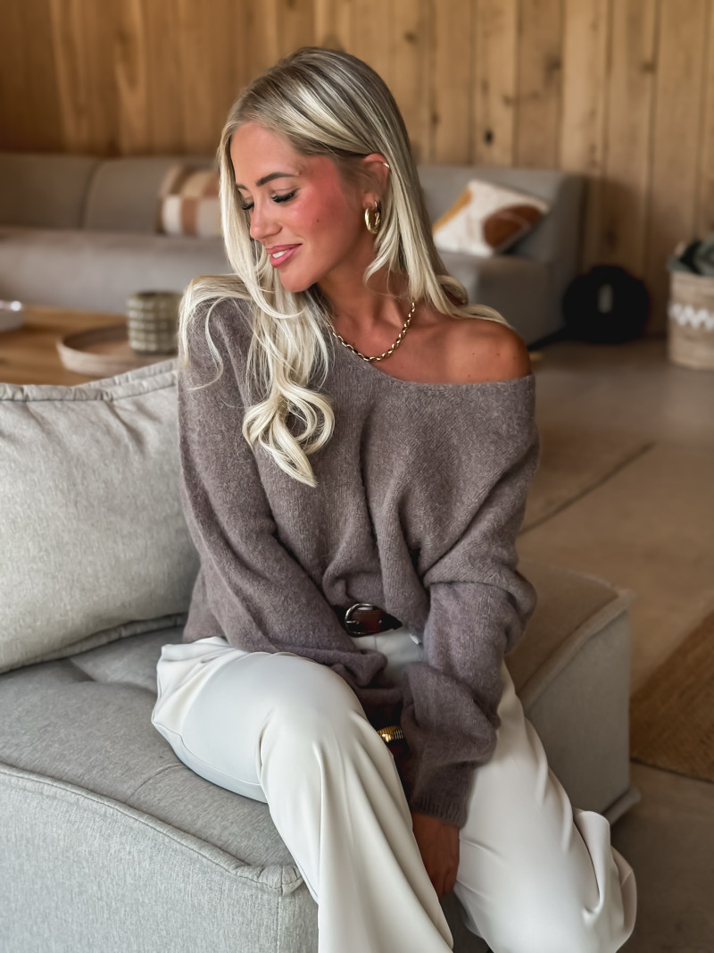 Pull Leïa - Taupe
