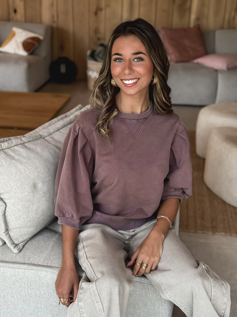 Pull Lauryana - Chocolat