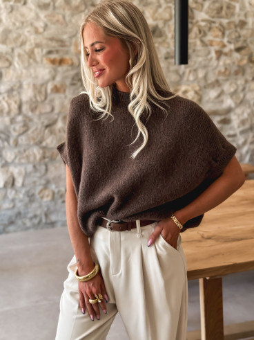 Pull Noria - Chocolat