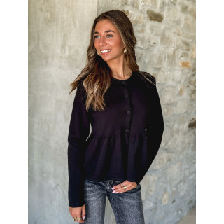 Gilet Amandine - Noir