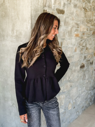 Gilet Amandine - Noir