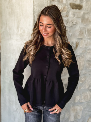 Gilet Amandine - Noir