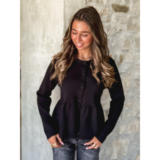 Gilet Amandine - Noir