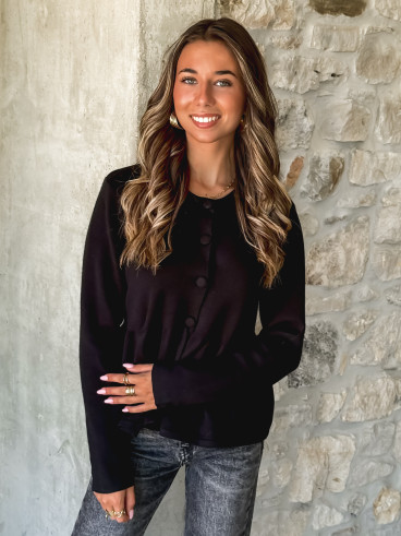 Gilet Amandine - Noir