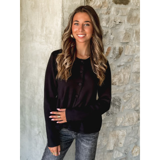 Gilet Amandine - Noir